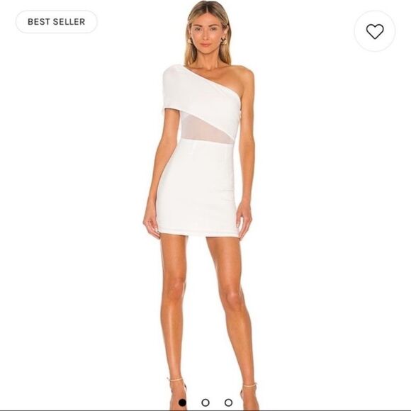 Superdown Danielle Mini Dress in White - Picture 1 of 6